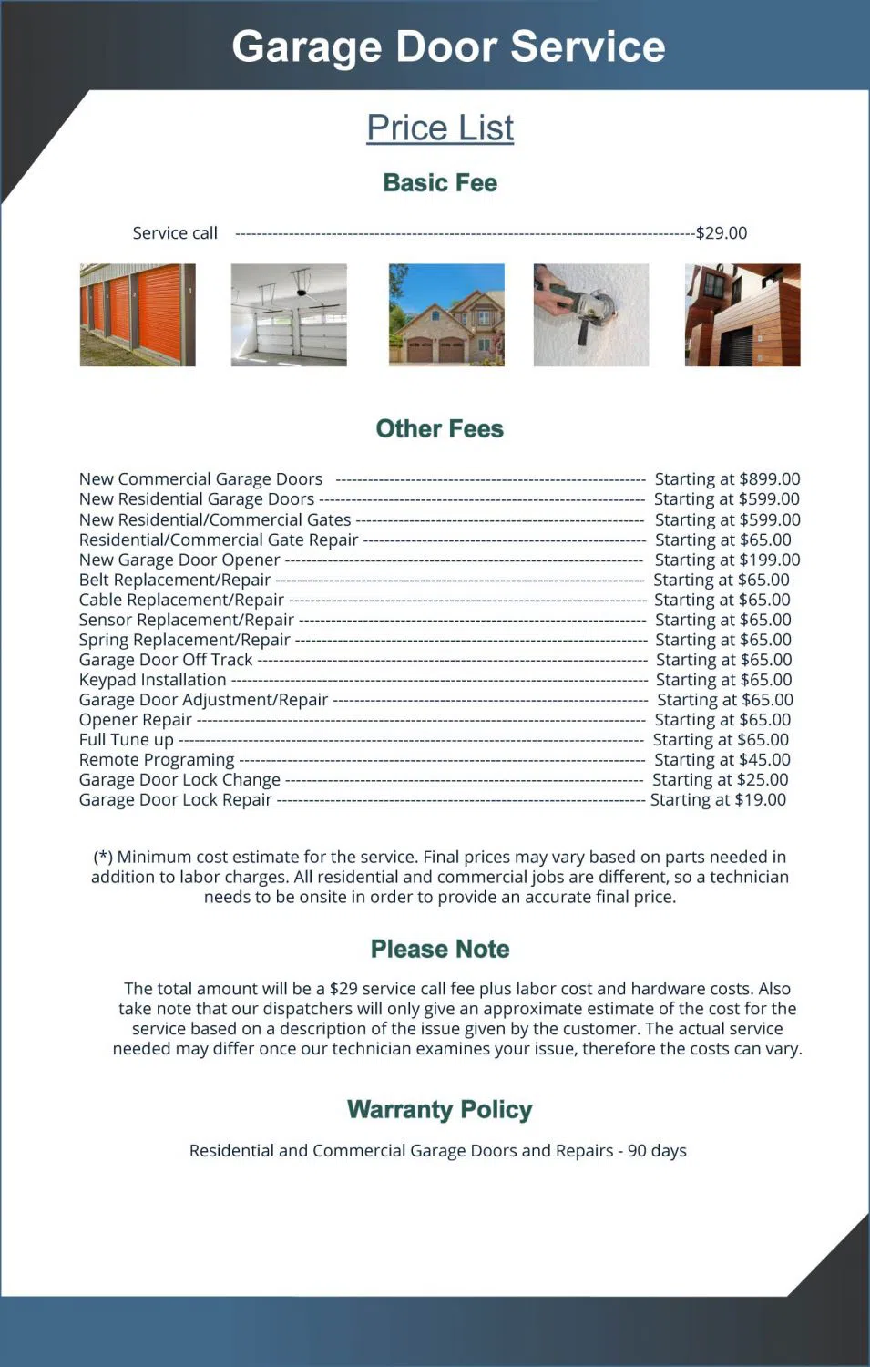 Golden Garage Door Service Houston, TX 713-401-1941